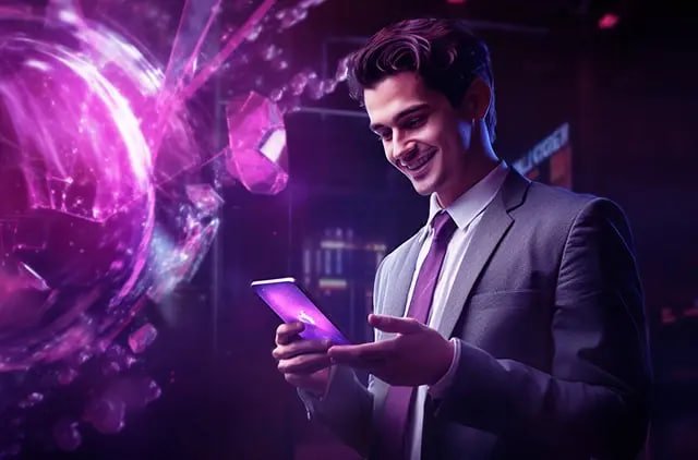 Pengguna Indonesia mengakses mpoxl dari ponsel Android dengan tampilan antarmuka bahasa Indonesia
